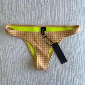 TRIANGL Neoprene Gingham Bottoms NWT